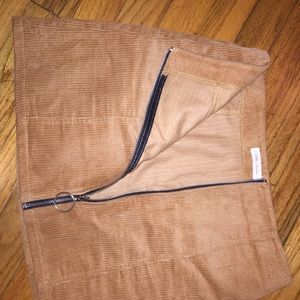Corduroy Mini Skirt